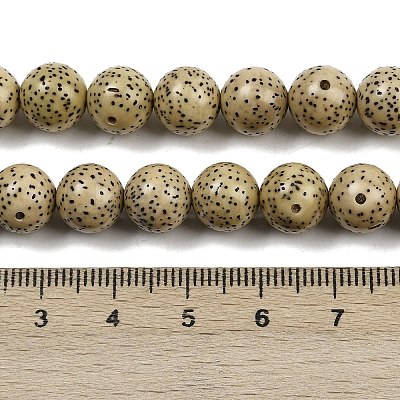 Natural Rudraksha Bodhi Seed Beads Strand WOOD-B010-C03-9mm-1