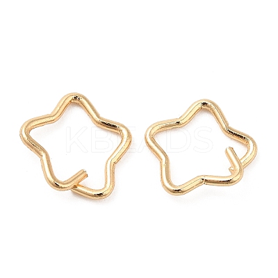 Brass Open Linking Rings KK-F855-09G-1