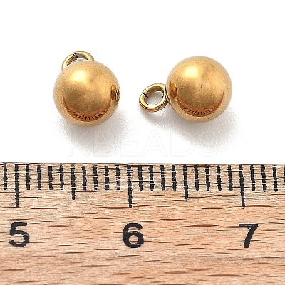 Ion Plating(IP) 304 Stainless Steel Charms STAS-R138-06G-03-1