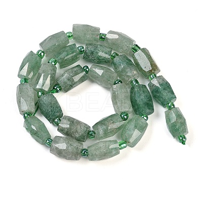 Natural Green Strawberry Quartz Beads Strands G-G182-D02-01-1