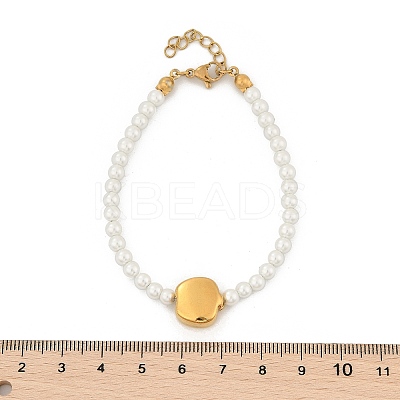 Plastic Imitation Pearl Beads Bracelets for Women BJEW-M056-11G-1