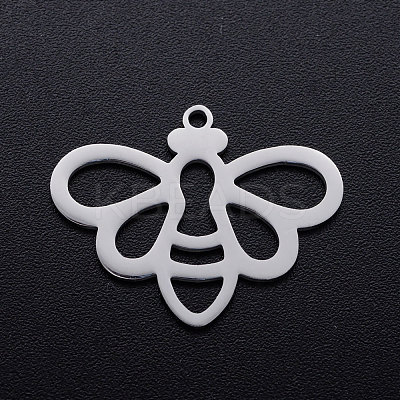 Tarnish Resistant 201 Stainless Steel Pendants STAS-T046-JN262-1-1
