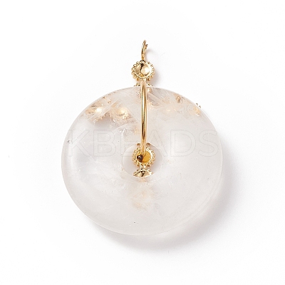 Natural Quartz Crystal Pendants G-E088-02G-05-1