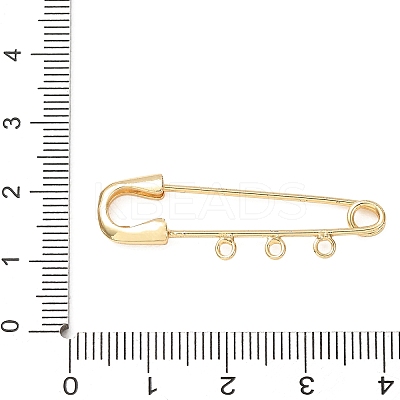 Brass Brooch Findings KK-CBA3DF0-01-RS-1