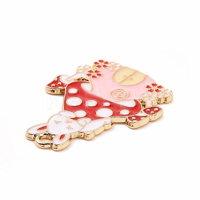 Alloy Enamel Pendants ENAM-M055-03G-03-1