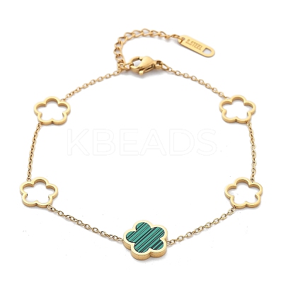 Ion Plating(IP) 304 Stainless Steel Link Bracelets BJEW-P345-11G-04-1