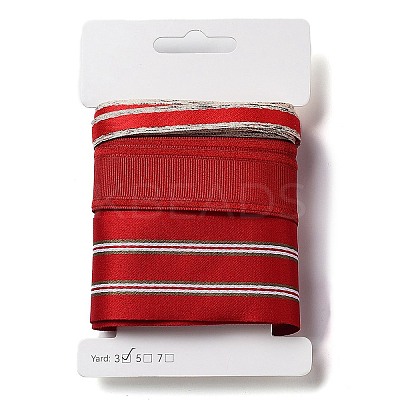 9 Yards 3 Styles Polyester Ribbon SRIB-C002-04A-1
