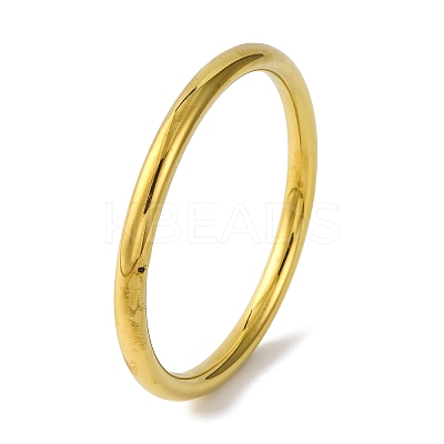Ion Plating(IP) Plain 304 Stainless Steel Bangles for Women BJEW-B104-33B-G-1