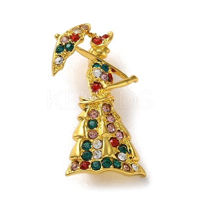 Fashion Golden Zinc Alloy Enamel Pins JEWB-D068-01G-04-1