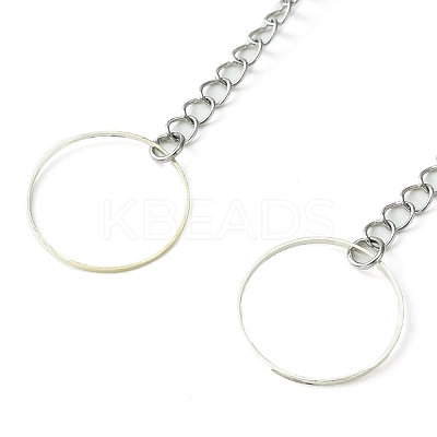 Glass Beaded Curtain Tiebacks Clips AJEW-BA00121-01-1