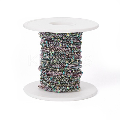 Ion Plating(IP) 304 Stainless Steel Curb Chains CHS-I003-G01-1