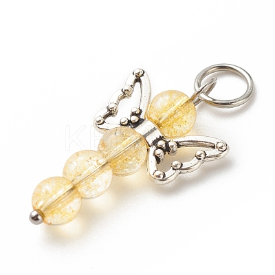 Natural & Synthetic Gemstone Pendants PALLOY-JF01707-1