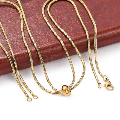 Adjustable 304 Stainless Steel Slider Necklaces X-NJEW-L156-004G-1