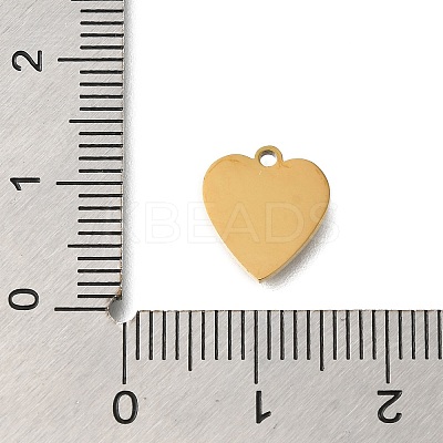 PVD Vacuum Plating 201 Stainless Steel Charms STAS-C111-15D-1