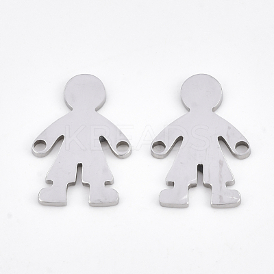 Non-Tarnish 201 Stainless Steel Links connectors X-STAS-T044-29P-1