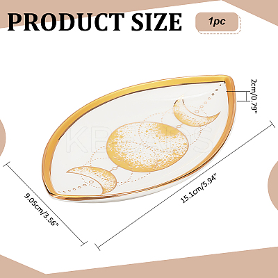 Porcelain Jewelry Tray DJEW-WH0009-31A-1