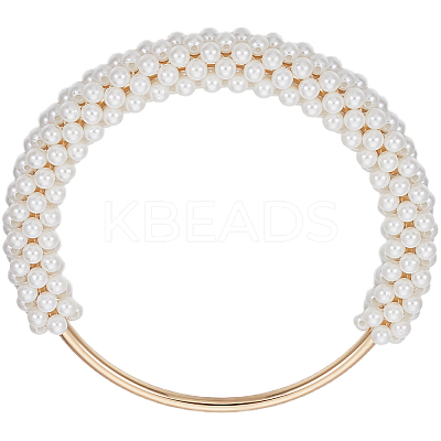 Acrylic Imitation Pearl Purse Handles FIND-WH20015-027A-1