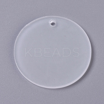 Acrylic Pendants X-OACR-TAC0001-03-1