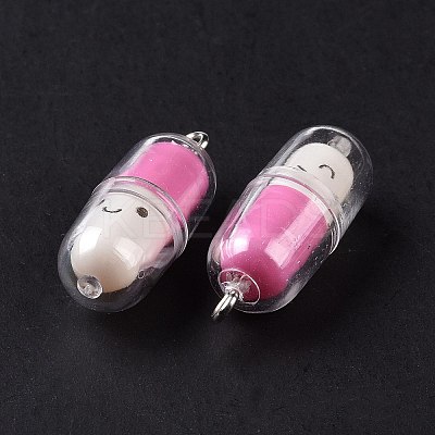 Translucent Plastic Pendants LS-KY-L006-29G-1