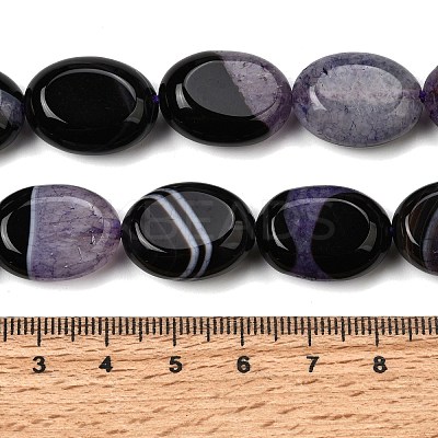 Natural Agate Beads Strands G-F820-N01-01-1