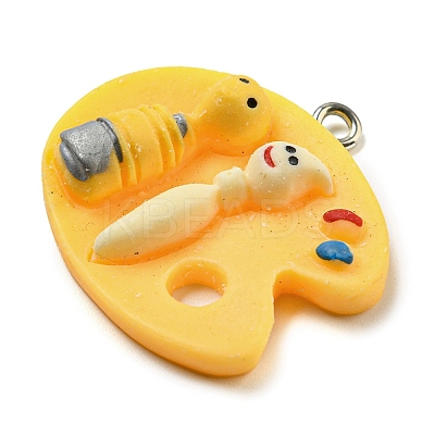 Opaque Resin Pendants LS-FIND-M012-01A-1