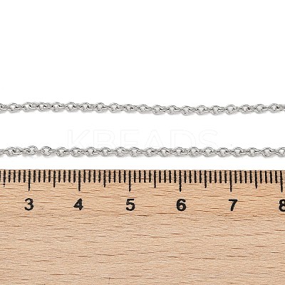 316 Surgical Stainless Steel Cable Chain Necklaces X-NJEW-JN01047-03-1