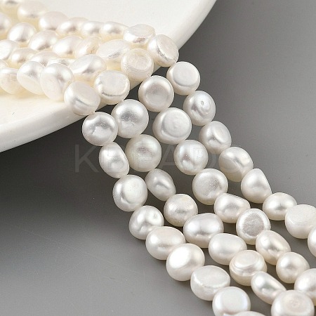 Natural Cultured Freshwater Pearl Beads Strands PEAR-A006-07F-1