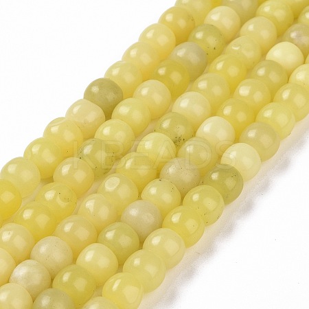 Natural Lemon Jade Beads Strands G-G990-C06-1