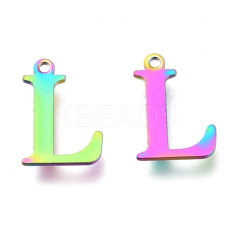 Ion Plating(IP) 304 Stainless Steel Charms STAS-H112-L-M-1
