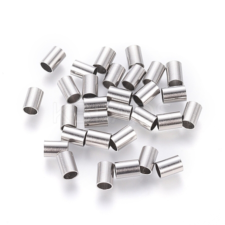 Tarnish Resistant 304 Stainless Steel Tube Beads LS-STAS-G209-01P-1
