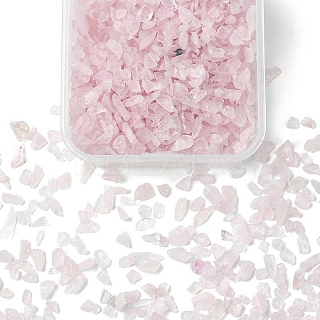 50G Natural Rose Quartz Chip Beads G-YW0001-62-1
