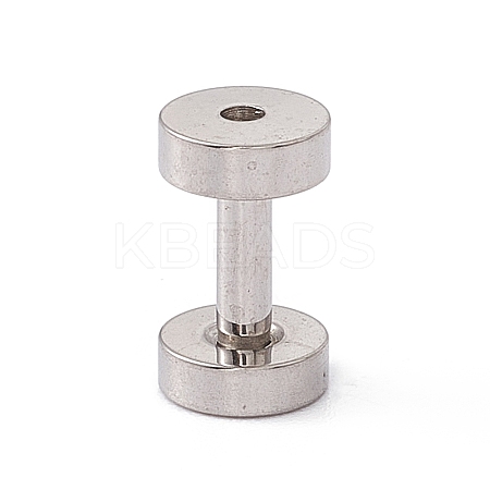 Non-Tarnish 304 Stainless Steel Ear Plugs Gauges EJEW-G317-01B-P-1