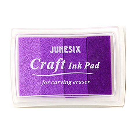 Plastic Craft Finger Ink Pad Stamps AJEW-H155-20D-1