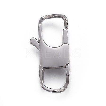 Tarnish Resistant 304 Stainless Steel Lobster Claw Clasps LS-STAS-I117-02B-P-1