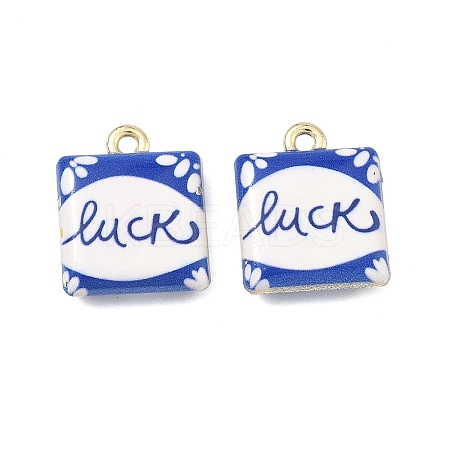 Printed Alloy Pendants PALLOY-P319-07E-03-1