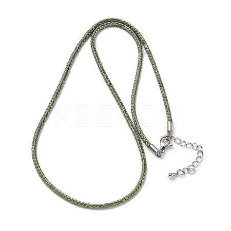 2.5MM Nylon Braided Cord Necklace Making FIND-G095-01P-21-1