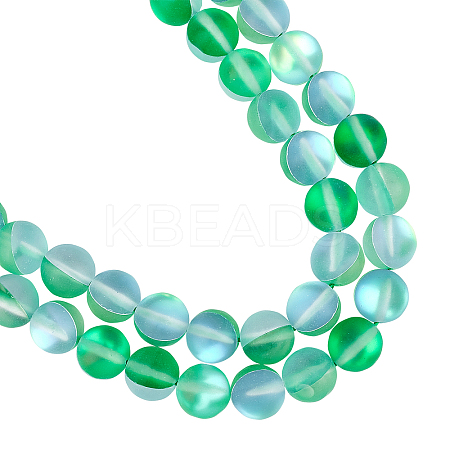 Synthetic Moonstone Beads Strands G-AR0002-40D-1