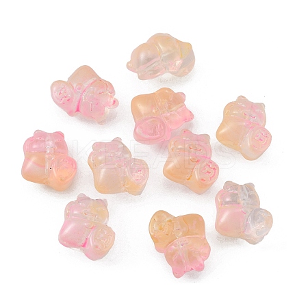Transparent Glass Beads GLAA-TAC0015-01B-1