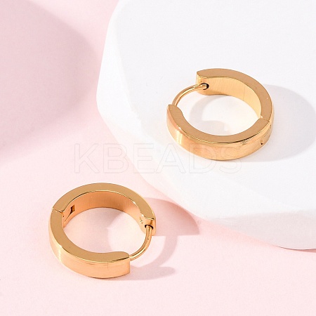 304 Stainless Steel Hoop Earrings EJEW-D331-19A-G-1