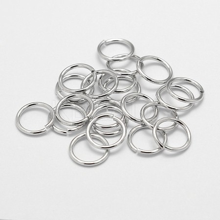 Brass Open Jump Rings X-KK-M165-6mm-01P-NR-1