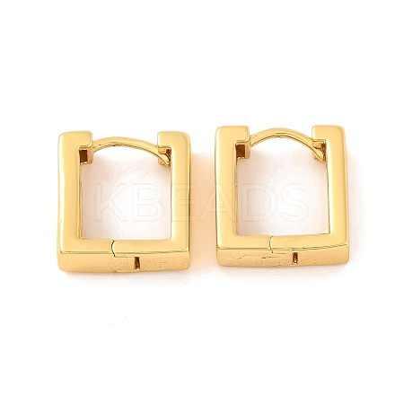 Brass Hoop Earrings for Women EJEW-U015-03G-1