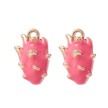 2Pcs Brass Enamel Charms KK-YW0001-76-1