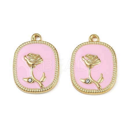 304 Stainless Steel Enamel Pendants STAS-L290-16G-1