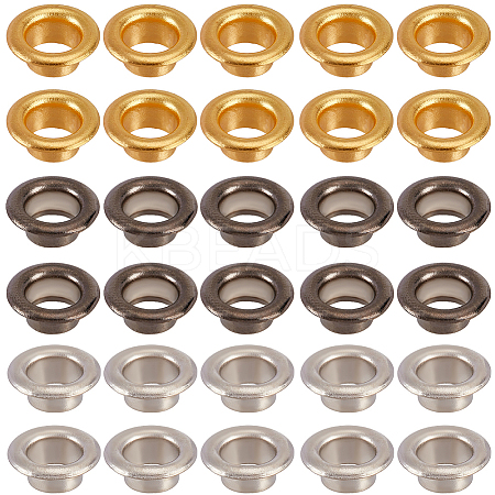 750Pcs 3 Colors European Style Brass Eyelet Core KK-GF0001-19-1