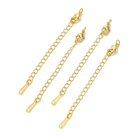 SHEGRACE Brass Curb Chain Extender XGR0150G-165G-1