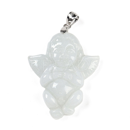 Natural Jadeite Carved Pendants G-F768-01-1