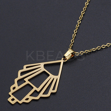 201 Stainless Steel Pendant Necklaces LS-NJEW-S105-JN609-45-2-1