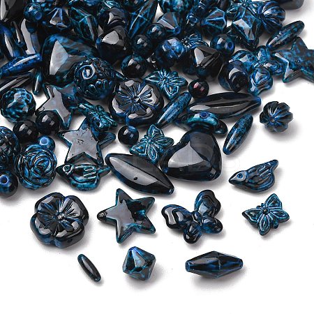 Opaque Acrylic Beads OACR-Z041-02-1