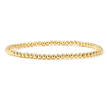 Fashion Brass Women's Round Beaded Stretch Bracelets XF3588-1-1