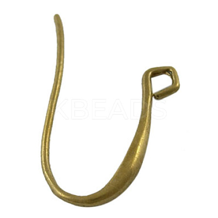 Brass Earring Hooks X-EC2461Y-1